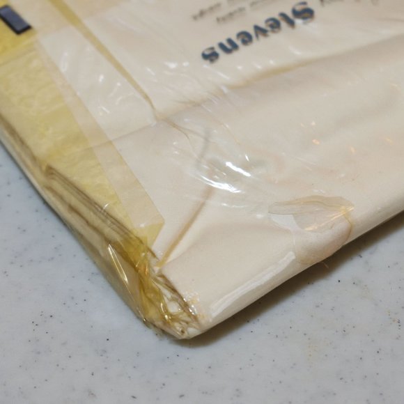 NWD Vtg Stevens Beauticale Cotton 200 Thread (2) Cream Pillow Cases 42 x 38.5 - Picture 10 of 11